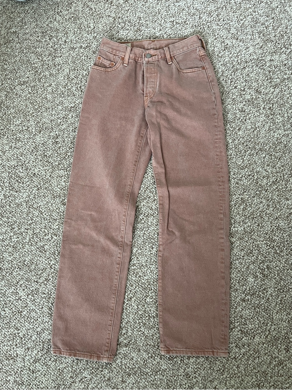 Levi’s Pink 501 Jeans
